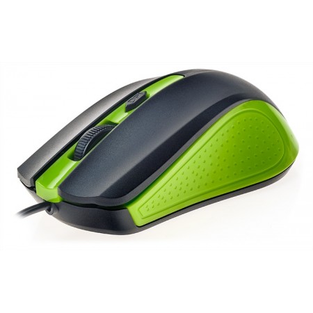 R-HORSE Optical Mouse USB Wired Green/Black