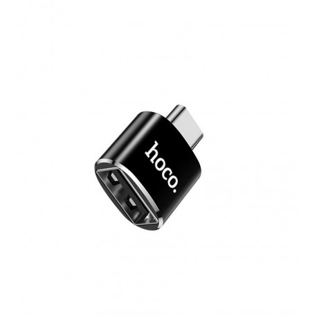 OTG  Αντάπτορας Hoco UA5 USB-C σε USB Μαύρο OTG 2.4A
