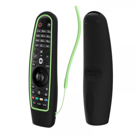 Θήκη σιλικόνης για Τηλεκοντρόλ  LG Magic remote control SIKAI AN-MR650 (Black-Green With Luminous)