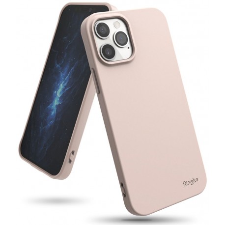 Θήκη Apple iPhone 12 / 12 Pro Ροζ- Ringke Air S Back Cover Σιλικόνης