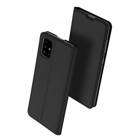 Θήκη Samsung Galaxy A71 Book Μαύρη - DuxDucis Skin Pro
