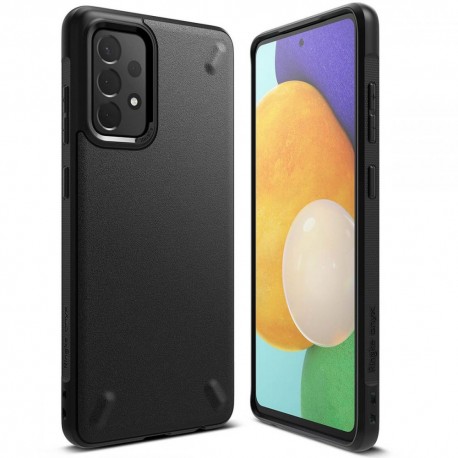 Θήκη Samsung Galaxy A52 Back Cover Σιλικόνης Μαύρη - Ringke Onyx