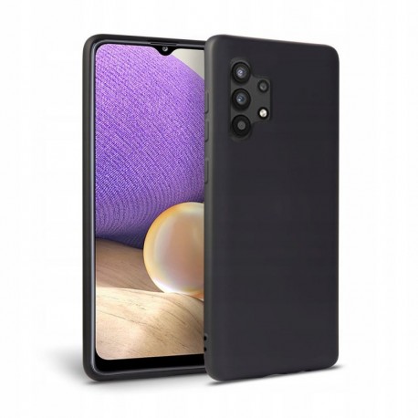 Θήκη Samsung Galaxy A32 Back Cover Σιλικόνης Μαύρη LTE - Tech Protect