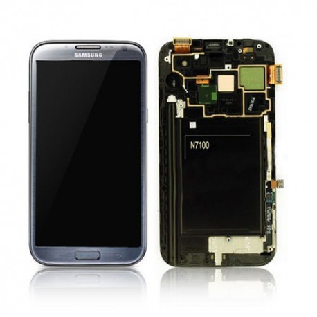 N7100 Γνήσια οθόνη και touch Samsung Galaxy Note 2 Γκρί,GH97-14112B