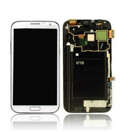 N7105 Γνήσια οθόνη και touch Samsung Galaxy Note 2 LTE Άσπρο,GH97-14114A