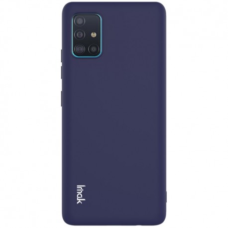 Θήκη Samsung Galaxy A71 5G Back Cover Σιλικόνης Μπλε - IMAC UC-2