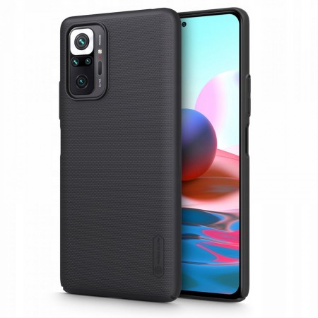Θήκη Xiaomi Redmi Note 10 / 10 S Super Frosted Shield Back Cover Πλαστικό Μαύρη - Nillkin