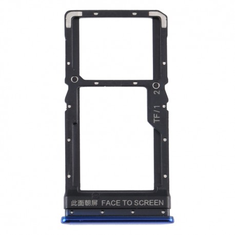 Υποδοχή κάρτας Sim και Micro SD για  Xiaomi Poco X3 / Poco X3 NFC (Blue)