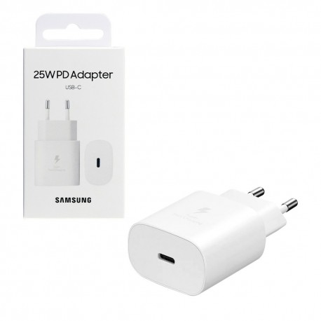 Γνήσιος Φορτιστής  Samsung Χωρίς Καλώδιο με Θύρα USB-C 25W Power Delivery Λευκός (EP-TA800N Bulk)