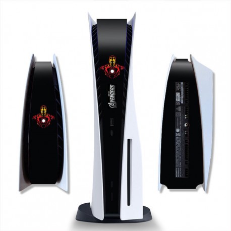 Αυτοκόλλητο Iron Man Side Sticker για Playstation 5 Cover  Central Panel Protective Cover Decal - TN-PS5SDQB-0026