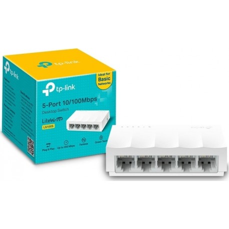 TP-LINK LS1005 v1 Unmanaged L2 Switch με 5 Θύρες Ethernet
