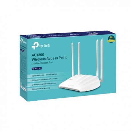 Wireless Access Point AC1200 Dual-Band TP-Link TL-WA1201 v3 (2.4 GHz & 5 GHz)