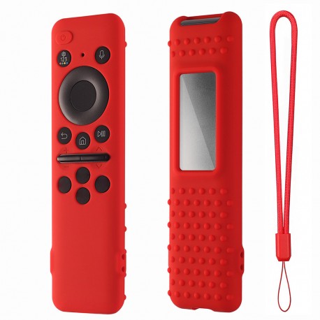 Θήκη Τηλεχειριστηρίου Samsung BN59-01432A/01432B/01432D/01432J/01436B/TM2360E TV Stick Remote Control Cover Anti Drop Red