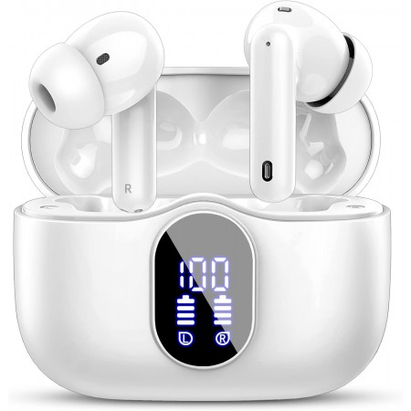 Ασύρματα Ακουστικά Bluetooth Headphones Btootos A90 Pro (White)