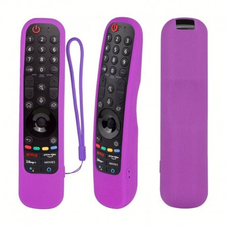 Θήκη σιλικόνης για Τηλεκοντρόλ  LG OLED  Magic remote control YiBiChin AN-MR23 (Pink)