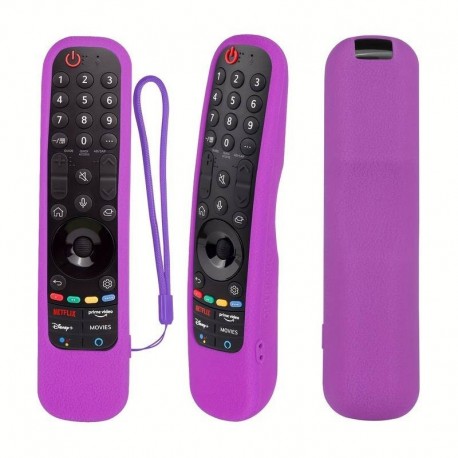 Θήκη σιλικόνης για Τηλεκοντρόλ  LG OLED  Magic remote control YiBiChin AN-MR24GN (Pink)