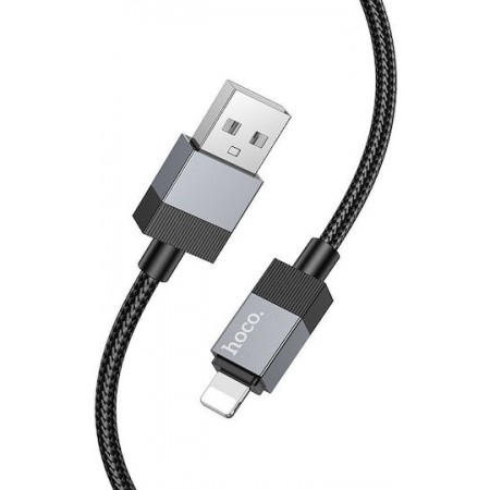 Καλώδιο Για Iphone Hoco X110 Honorific USB-A σε Lightning 2.4A Μαύρο 1m